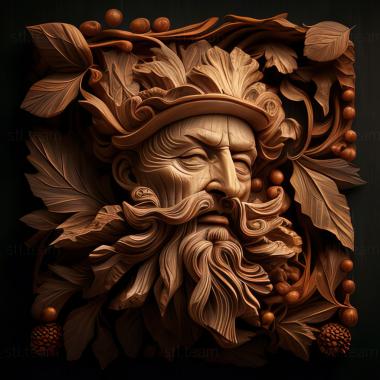 3D model Giuseppe Arcimboldo (STL)